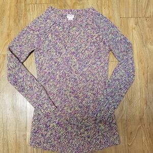 Mossimo Multi-Color Yarn Crew Neck Sweater, Small